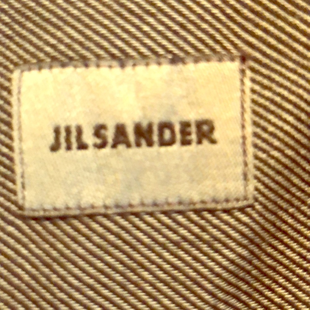 L/s buttonup, collared Grey Jil Sander, size L